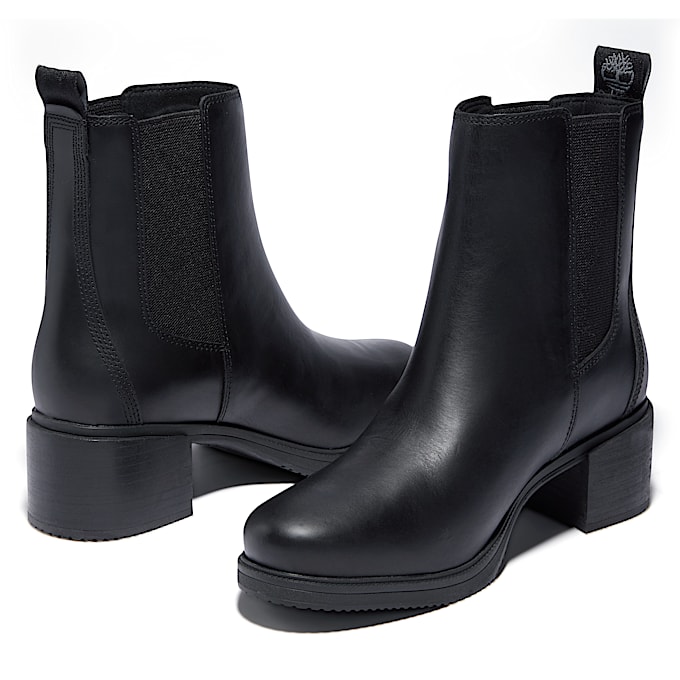 Womens Dalston Vibe Mid Chelsea Boot TBL Jet Black ALT5
