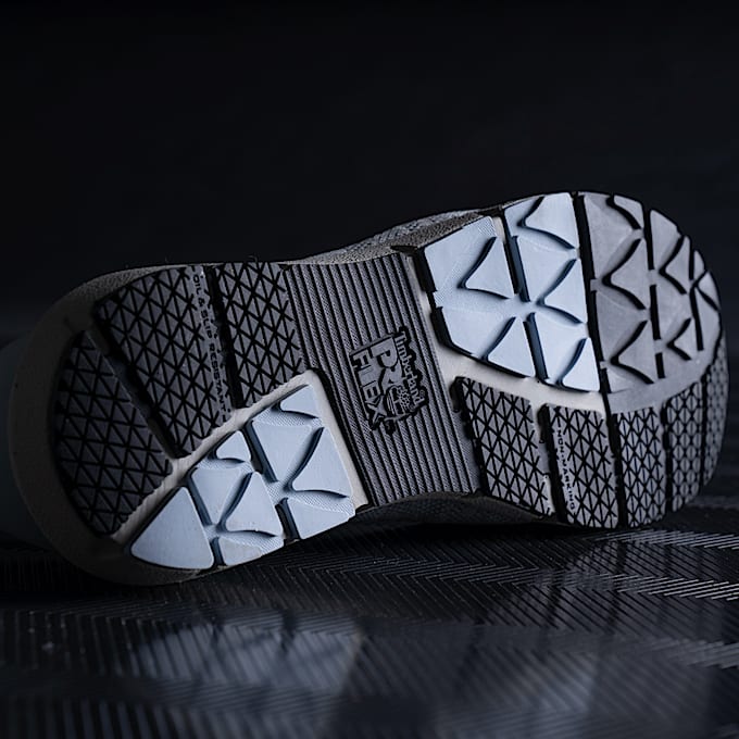 Womens Timberland PRO Radius Knit CompToe SlipOn Work Sneaker TBL GreyBlue ALT11