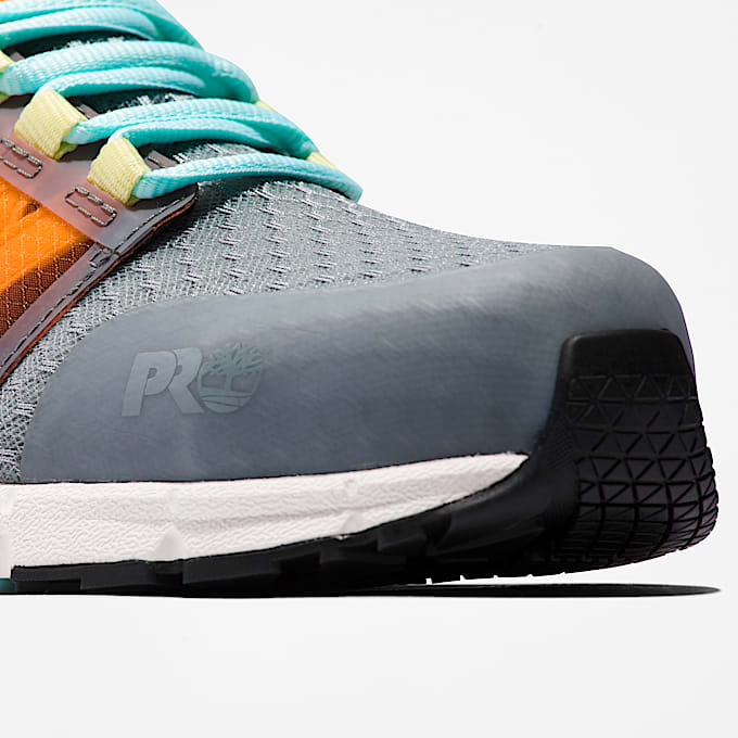 Womens Radius Composite Toe Work Sneaker TBL GreyBlackOrange ALT8