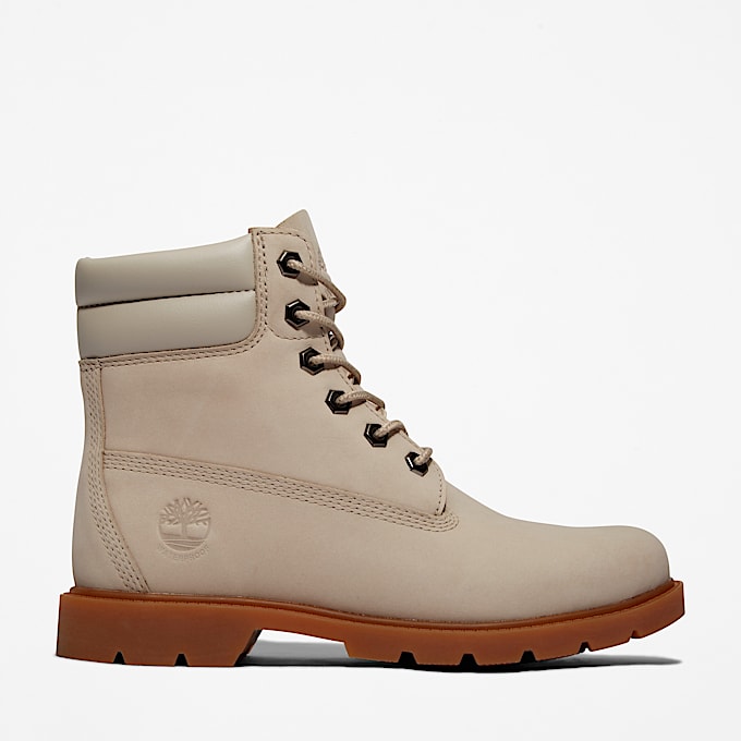 Botas Linden Woods 6Inch Waterproof para mujer TBL Nubuck topo claro HERO