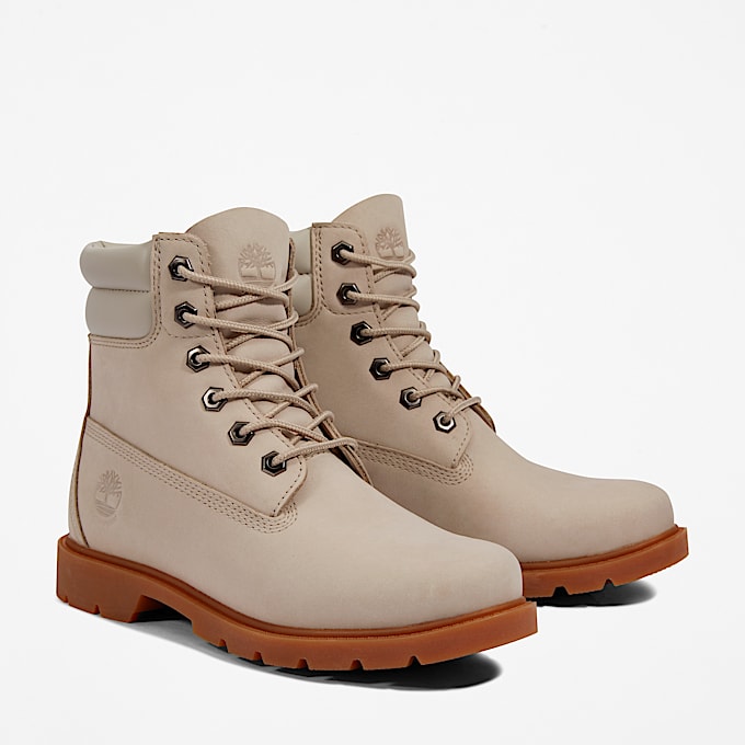 Botas Linden Woods 6Inch Waterproof para mujer TBL Nubuck topo claro ALT4