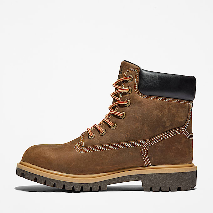 Womens Direct Attach 6 Steel Toe Waterproof Work Boot TBL Turkish Coffee Brown ALT6