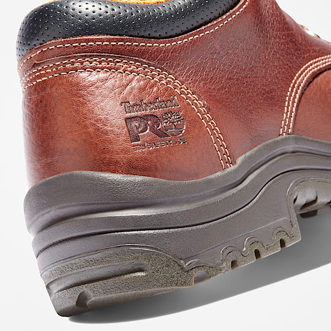 Mens TiTAN Casual Alloy Toe Work Shoe TBL Brown ALT6