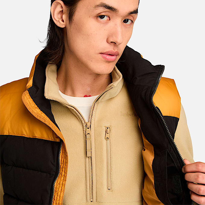 Mens South Twin Lake Heavy Puffer Vest TBL Wheat ALT2