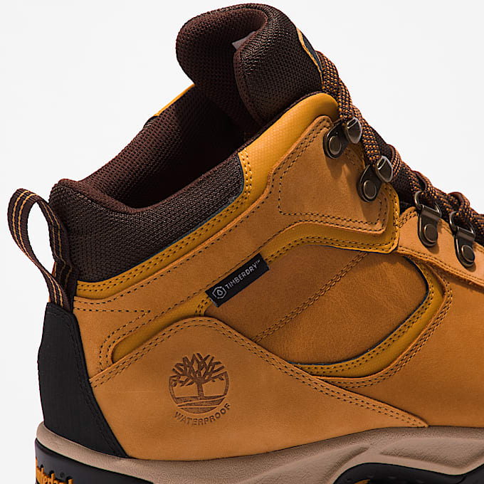 Mens Mt Maddsen Waterproof Mid Hiking Boot TBL Wheat Nubuck ALT7