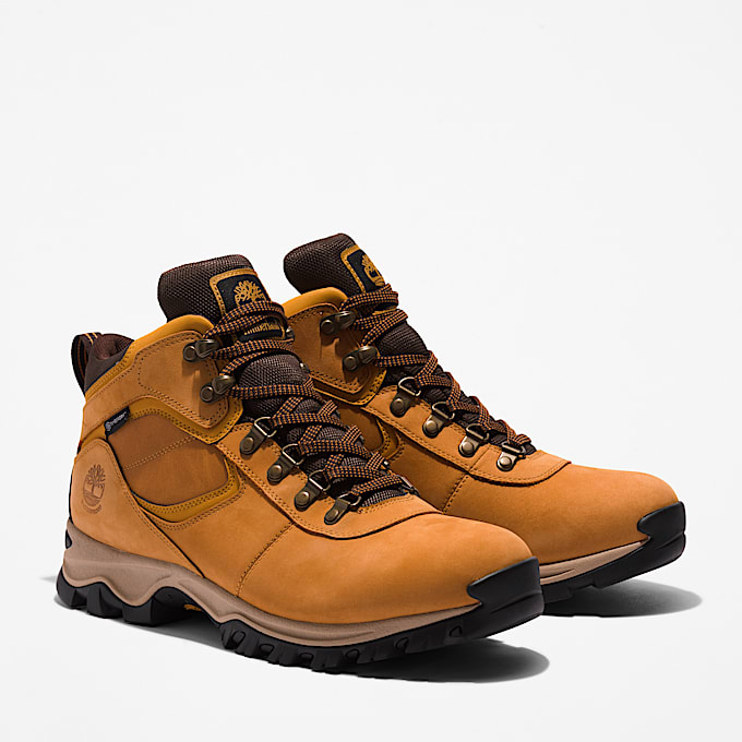 Mens Mt Maddsen Waterproof Hiking Boot TBL Wheat Nubuck ALT4