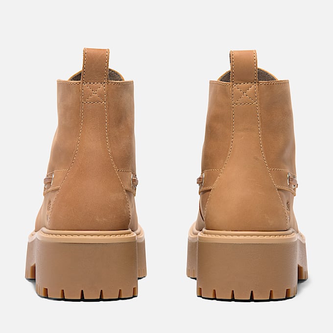 Womens Stone Street Platform Kiltie Boot TBL Wheat FullGrain ALT5
