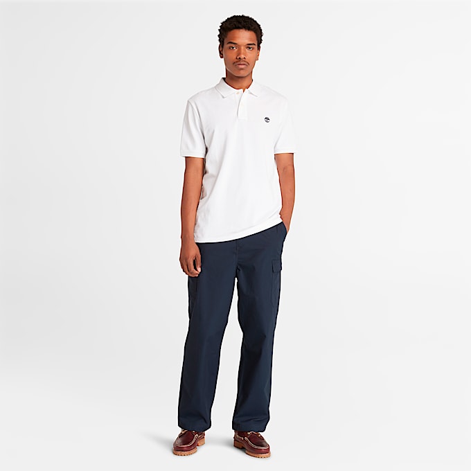 Polo para Hombre Oyster River Chest Logo de manga corta