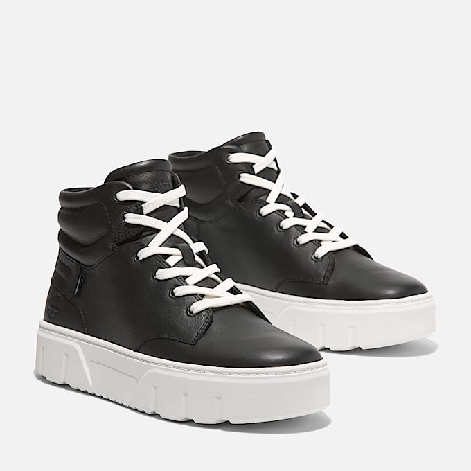 Sneakers de corte alto para mujer Laurel Court TBL Negro ALT4