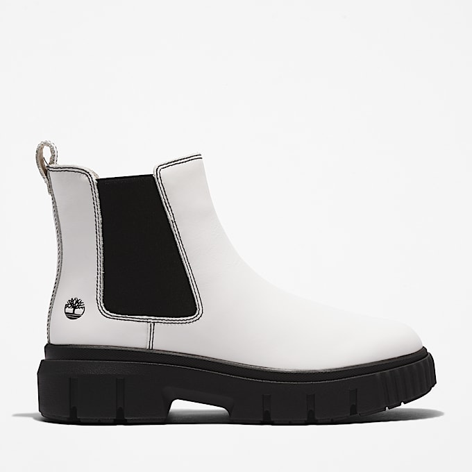Womens Greyfield Chelsea Boot TBL White FullGrain HERO