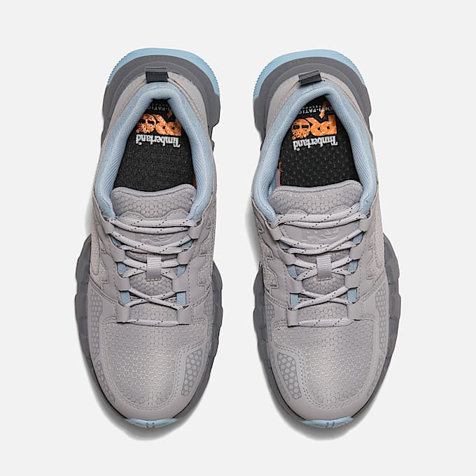 Womens Timberland PRO Powertrain EV Composite Toe Work Sneaker TBL GreyBlue ALT2