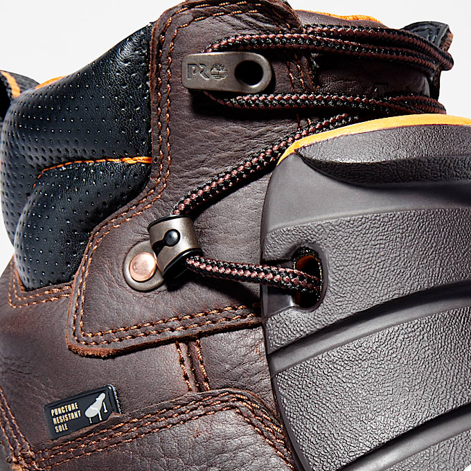 Mens Timberland PRO Endurance Met Guard Steel Toe Work Boot TBL Dark Brown FullGrain Leather ALT6