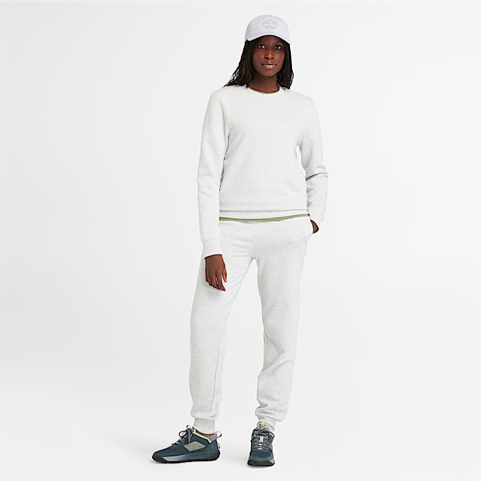 Pantaln jogger Exeter River Brushed Back para mujer TBL Blanco grisseo ALT1
