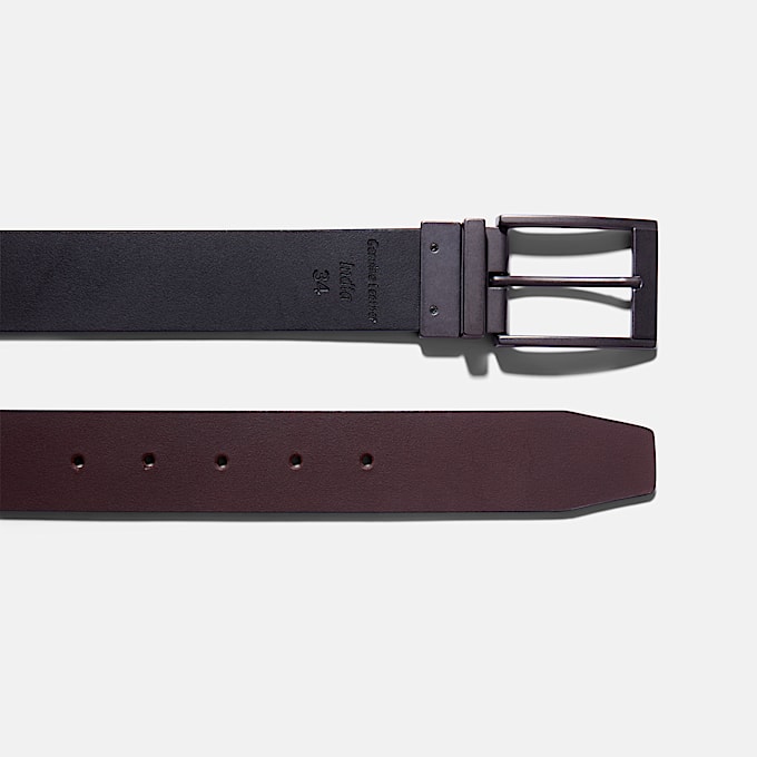 Mens 38MM Classic Reversible Belt TBL Brown ALT1