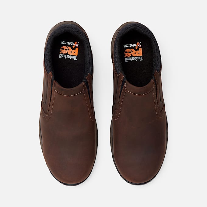 Mens Drivetrain Casual Composite Toe Work Shoe TBL Brown FullGrain Leather ALT2