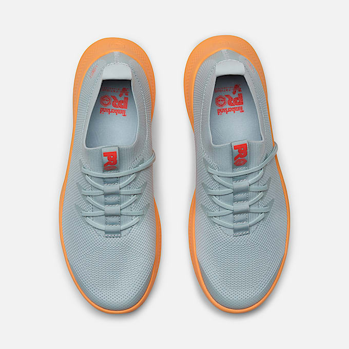 Womens Solace SlipOn Work Sneaker TBL GreyOrange Knit ALT2