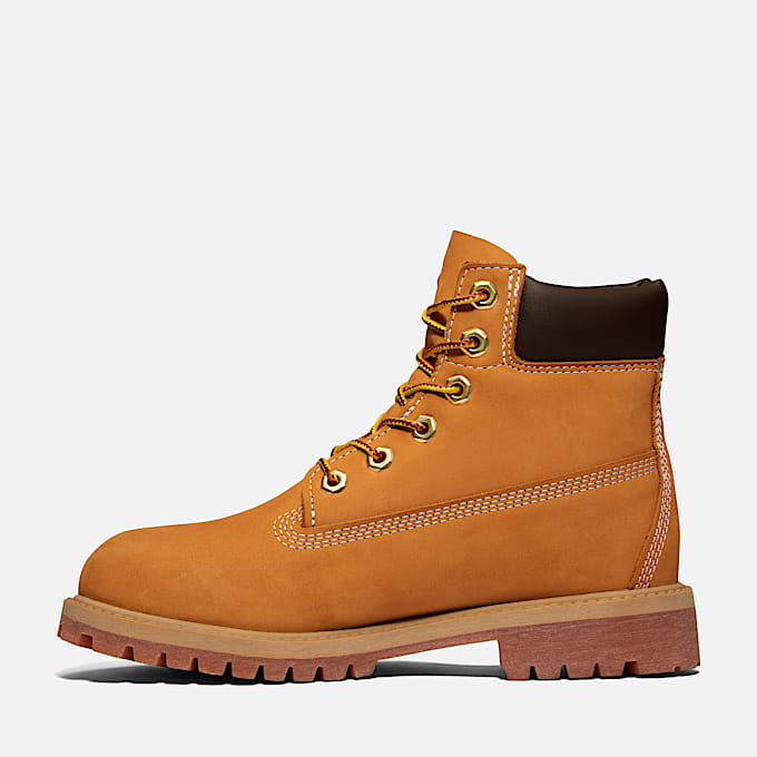 Junior Timberland Premium 6Inch Waterproof Boot TBL Wheat ALT6