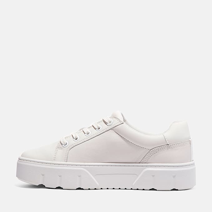 Sneakers para Mujer Laurel Court Low con agujetas TBL Piel de Grano Entero Blanco ALT6