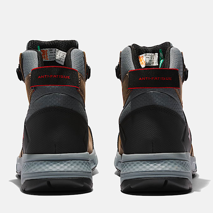 Mens Switchback Composite Toe Waterproof Work Boot TBL Turkish Coffee BrownRed ALT5