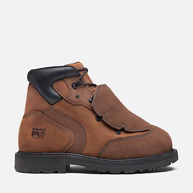 Botas Timberland PRO 6 Ambridge Composite Toe para hombre TBL Piel de grano entero Caf HERO