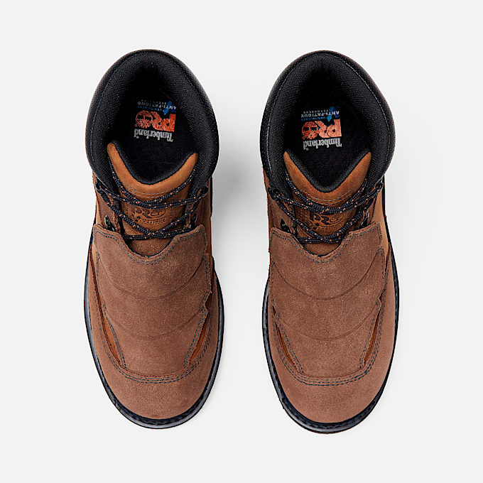 Botas Timberland PRO 6 Ambridge Composite Toe para hombre TBL Piel de grano entero Caf ALT2