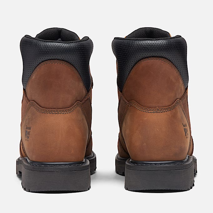 Botas Timberland PRO 6 Ambridge Composite Toe para hombre TBL Piel de grano entero Caf ALT5