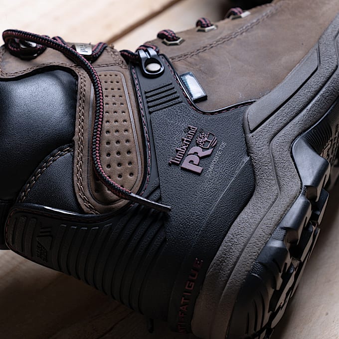 Womens Hypercharge 6 Composite Toe Waterproof Work Boot TBL BrownPurple ALT12