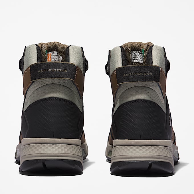 Mens Timberland PRO Switchback Waterproof SoftToe Work Hiker TBL BrownGreen ALT6