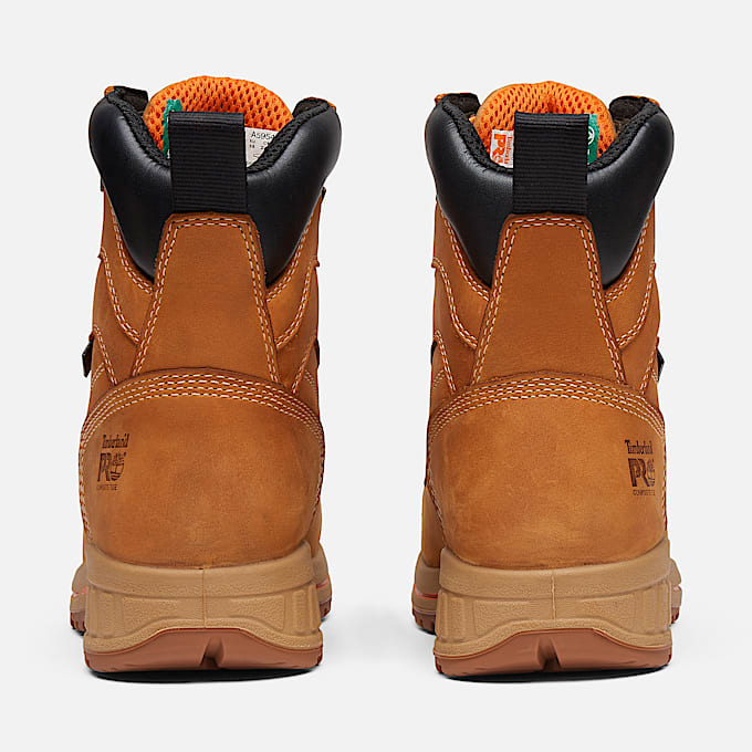 Womens Timberland PRO Endurance HD 8Inch Waterproof CompToe Work Boot TBL Wheat ALT5