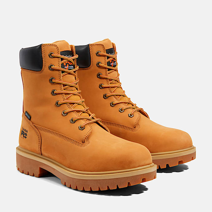 Mens Direct Attach 8 Steel Toe Waterproof Work Boot TBL Wheat ALT4