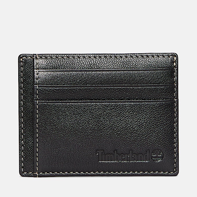 Mens Ripley Leather Card Case TBL Black HERO