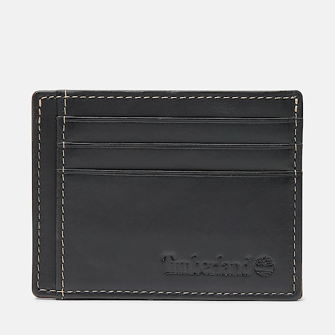 Mens Waxy PullUp Card Case TBL Black HERO