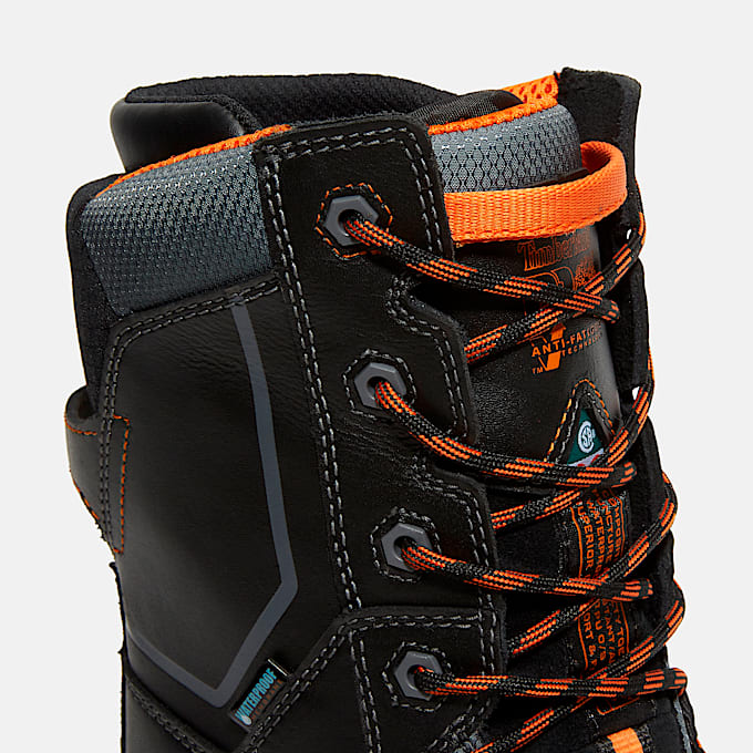 Mens Pac Max 10 Composite Toe Waterproof Winter Work Boot TBL BlackOrange ALT7