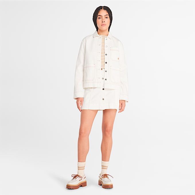 Falda para mujer con tecnologa Refibra TBL Blanco ALT1