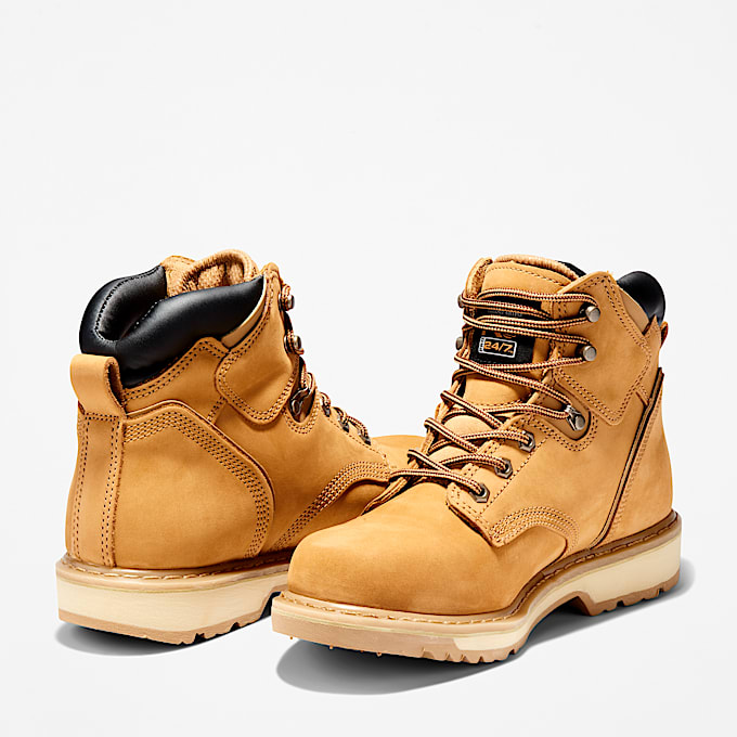Mens Pit Boss 6 Work Boot TBL Wheat ALT5