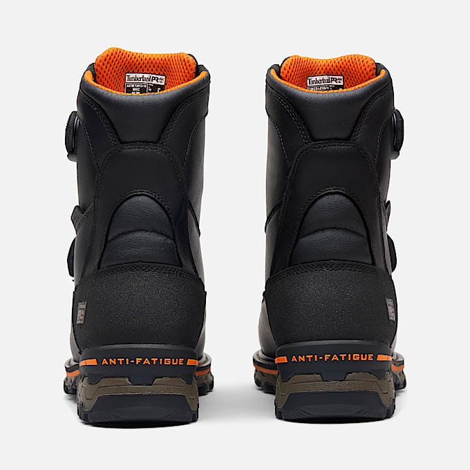 Mens BOA Boondock CSA 8 Composite Toe Insulated Work Boot TBL Black FullGrain ALT5