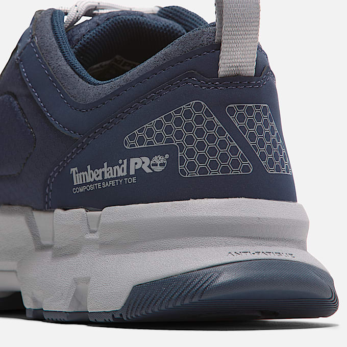 Mens Timberland PRO Powertrain EV Composite Toe Work Sneaker TBL NavyGrey ALT7