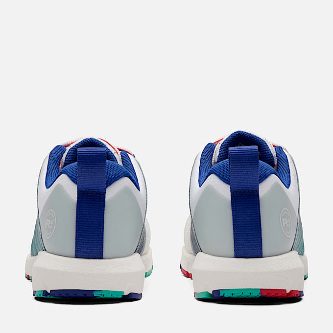 Womens Timberland PRO Radius CompToe Athletic Work Sneaker TBL White Multi ALT5