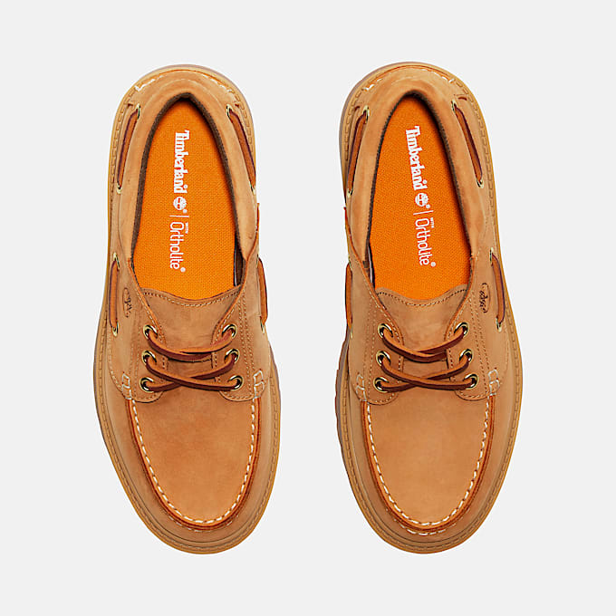 Womens Stone Street Platform Boat Shoe TBL Wheat ALT2