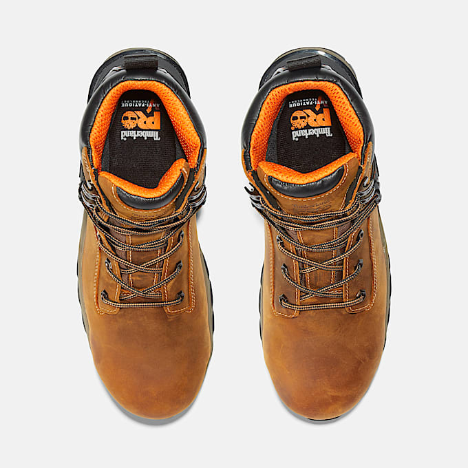 Mens Hypercharge 6 Composite Toe Waterproof Work Boot TBL Light Brown ALT2