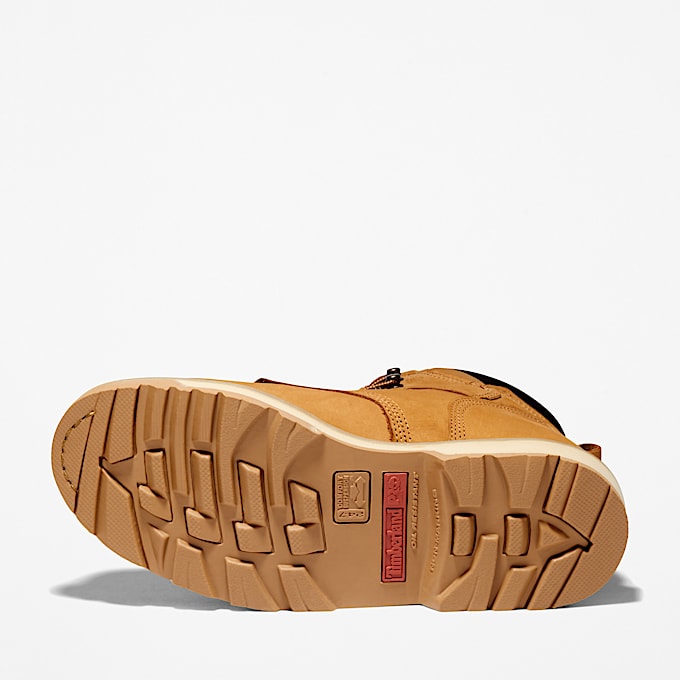 Mens Pit Boss 6 Steel Toe Work Boot TBL Wheat ALT3