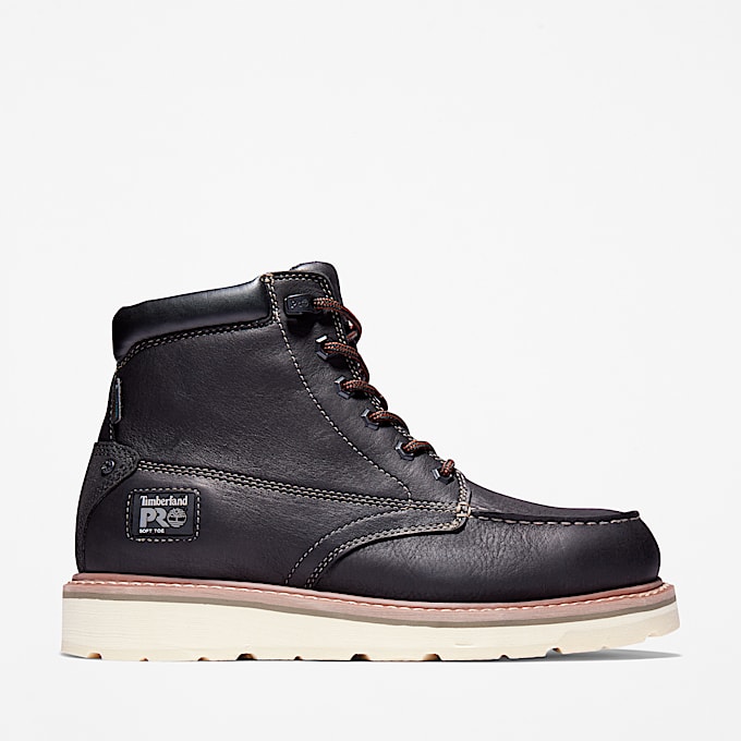 Mens Gridworks 6 Waterproof Work Boot TBL Black HERO