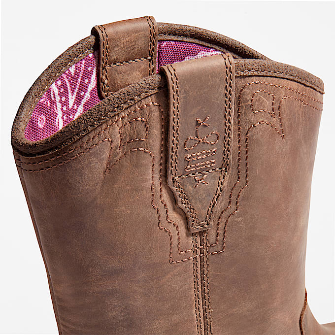 Womens Ashlar Pull On Alloy Toe Waterproof Work Boot TBL Turkish Coffee Brown ALT6