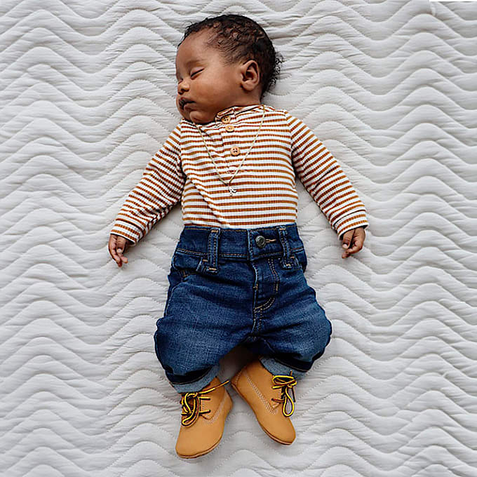 Infant Crib Bootie TBL Wheat ALT1