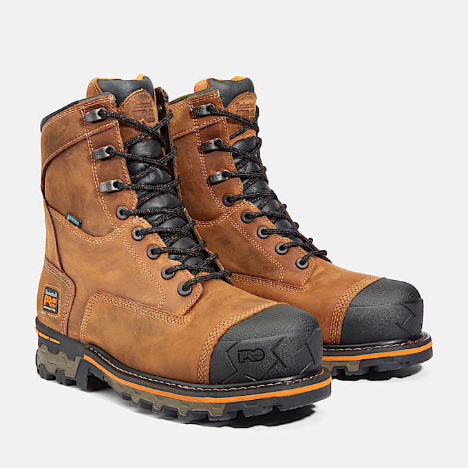 Bota de trabajo impermeable con puntera de material compuesto Boondock 8" para hombre