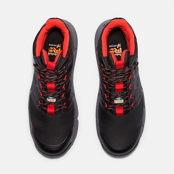 Mens Timberland PRO Morphix Outdoor 6 Waterproof CompToe Work Boot TBL Black ALT2