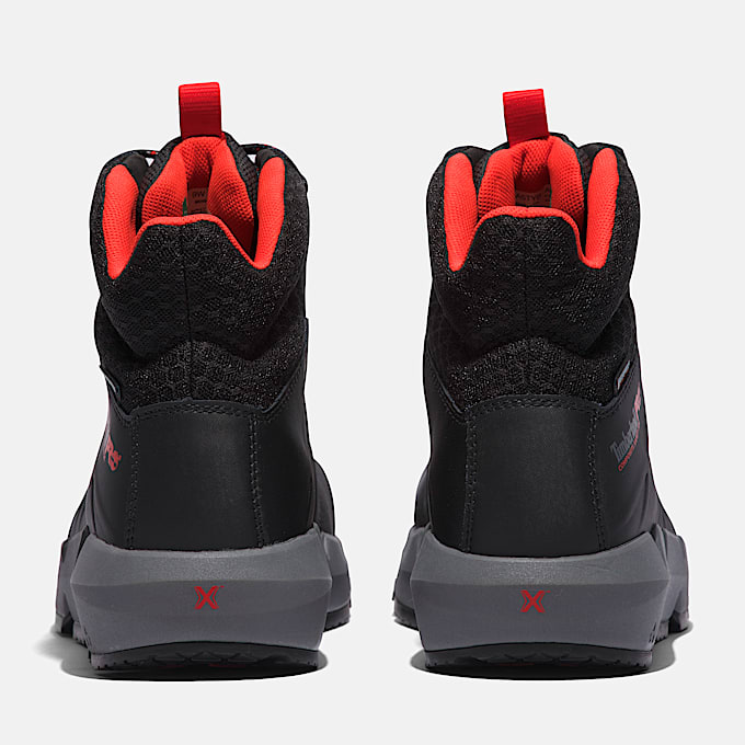 Mens Timberland PRO Morphix Outdoor 6 Waterproof CompToe Work Boot TBL Black ALT5