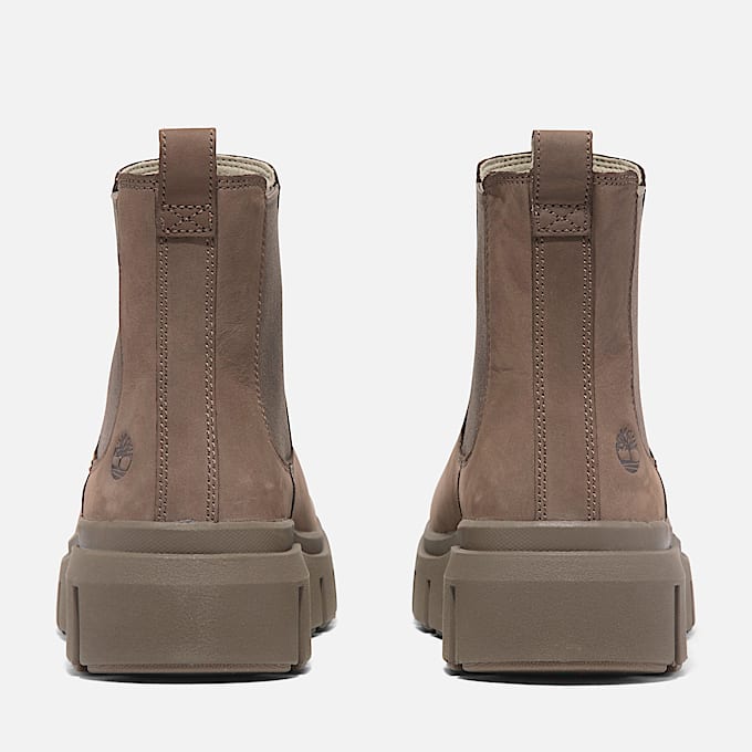 Botas Greyfield Mid Chelsea para mujer TBL Nobuk marrn ALT5
