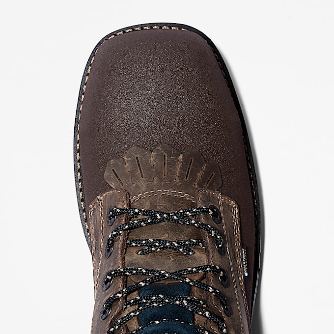 Mens True Grit 8 Composite Toe Waterproof Work Boot TBL Turkish Coffee Brown ALT2