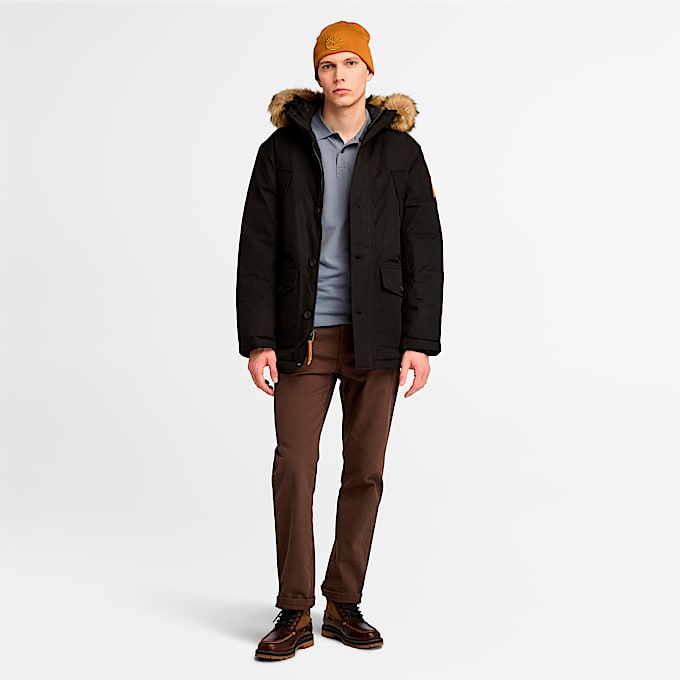 Mens Scar Ridge Waterproof Parka TBL Black ALT1